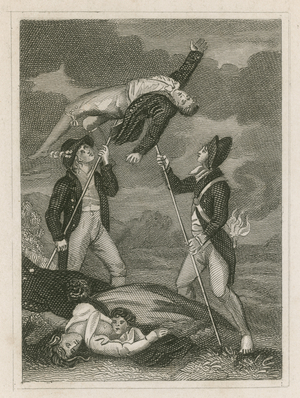 Cruelty of the Irish rebels at Wexford, 1798 (engraving)
