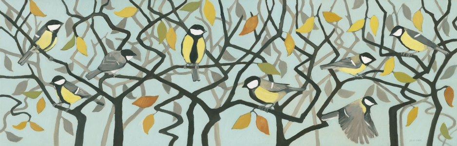 Lazienki Park, 2014 (oil on board)