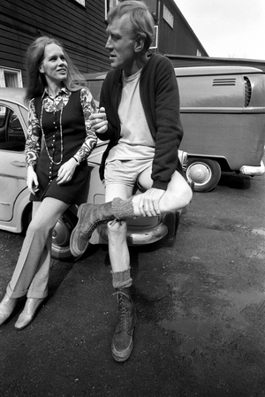 Copenhagen April 1970 Actor Liv Ullmann has just ended the recording of the Psycho …, 1970 (photo)