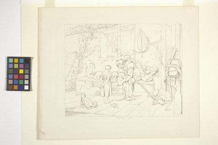 Illustrations Of Rip Van Winkle, Plate 2 (lithograph)