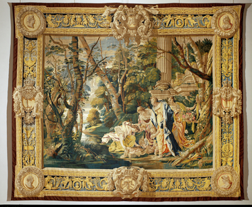 Moses saved from the waters …