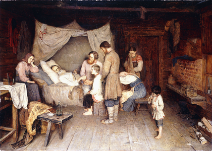 Farewell, 1893 (oil on canvas)