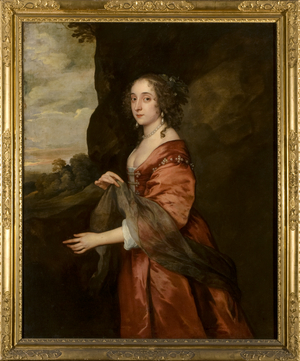 Portrait of Elizabeth Hervey (d.1700) (oil on canvas)