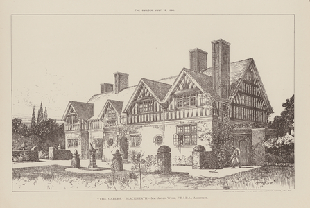 "The Gables," Blackheath (engraving)