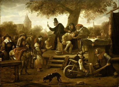 The quack, 1650 (oil on panel)