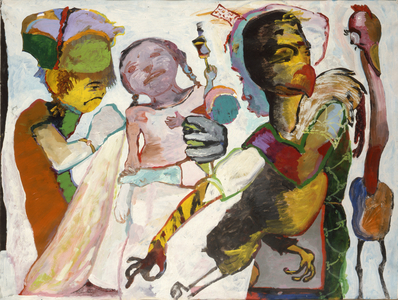 Sick Bird, 1982 (Acrylic on paper)