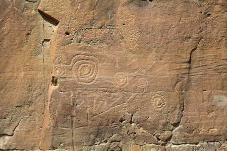 Petroglyphs, Chaco Culture National Historical Park, 2014 (photo)
