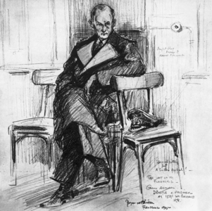 Karl Doenitz (charcoal on paper)