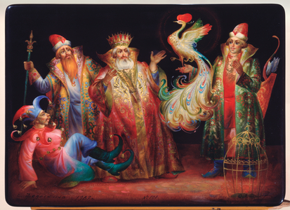 Firebird, 1987 (tempera on cardboard)