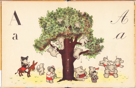 ABC OF BABAR - A, 1939 (illustration)