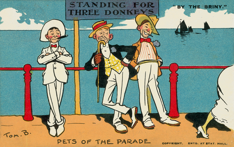 Pets of the parade (colour litho)