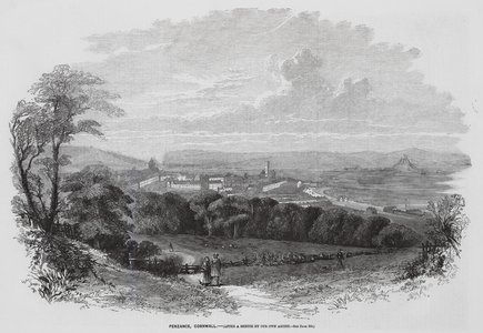 Penzance, Cornwall (engraving)