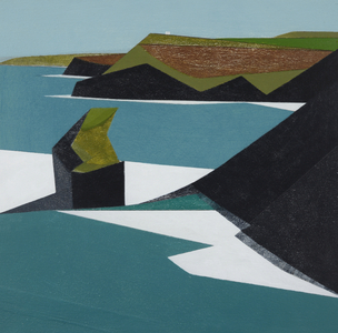 Trevalga 2 2015 acrylic on plywood 30 x 30 cm