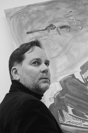 Portrait of Stephane Heaume (b/w photo,  2020)