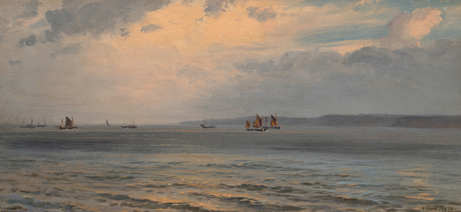 Seascape (oil on canvas)
