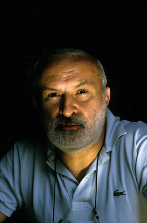 Sculptor Armand Fernandez said Arman (1928-2005) here in Mougins in september 1987