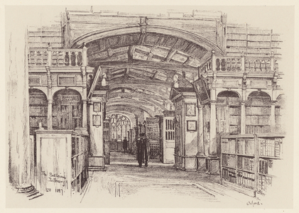 The Bodleian (litho)