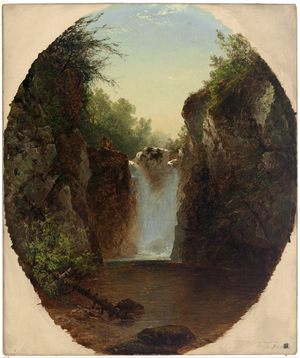 The Fawn's Leap, 1859 (oil on canvas)