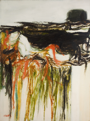 Untitled (Landscape), c. 1960 (oil on board)