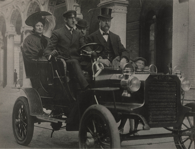 President Taft in Car, c.1909-13 (b/w photo)