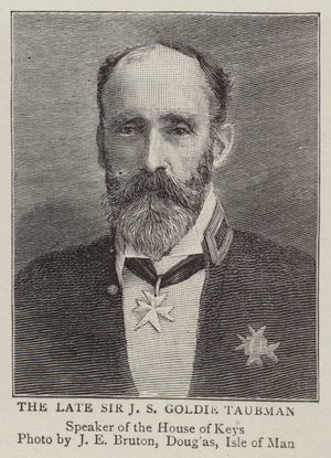 The Late Sir J S Goldie Taubman (engraving)