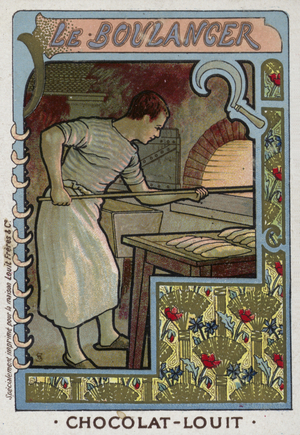 The baker (chromolitho)