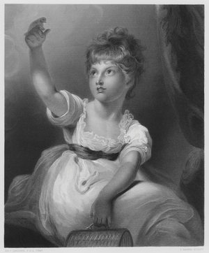 The Princess Charlotte, from the picture in the Royal Collection (engraving)
