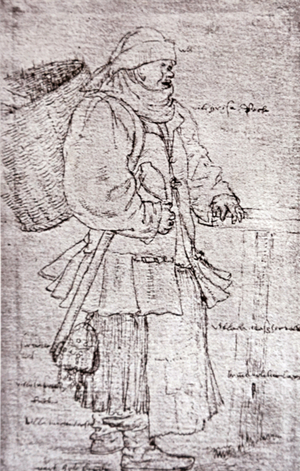 A male