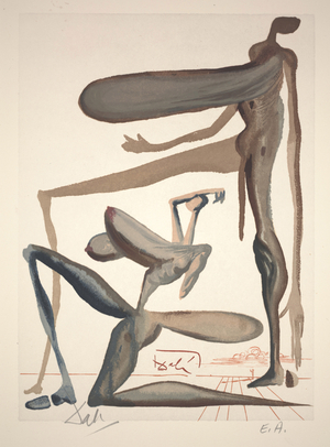 Canto 56 - Prodigality, c.1960 (woodcut)