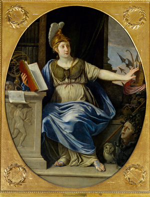 Anne d'Autriche, Queen of France and wife of Louis XIII, as Minerva, goddess of wisdom …