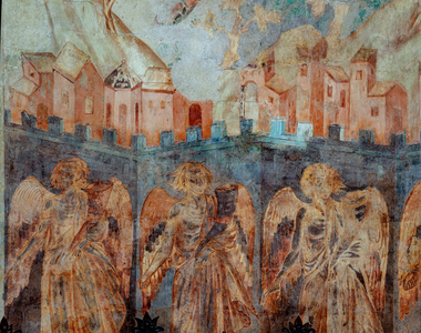 The Angel of the Sixth Seal and the Angels of the Winds at the Four Corners of the Earth., c.1277-83 (fresco)