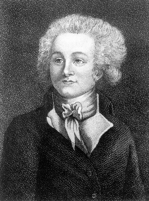 Antoine Rivaroli (Antoine de Rivarol 1753-1801) French writer, engraving