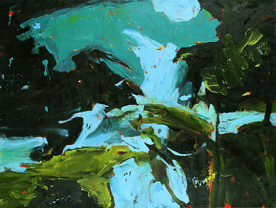 Turbulence, 2020 (oil on canvas)