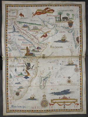 Illustration from the 'Queen Mary Atlas', 1558 (pen & ink with w/c on paper)