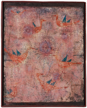 Blue-winged Birds, 1925 (oil on gauze on gessoed board)