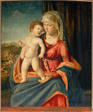 Virgin and child …