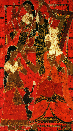 Indian Fairytale, 1990 (batik)