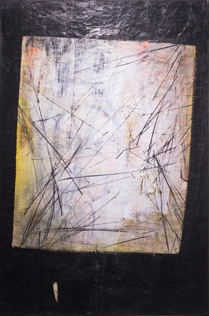 Saeta XV, 1980, (oil on canvas)