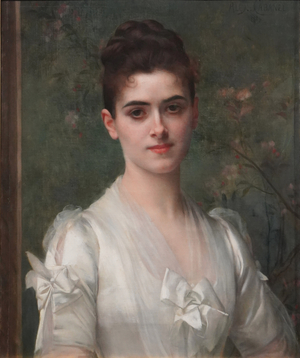 Portrait of a Young Woman, 1886 (oil on canvas)