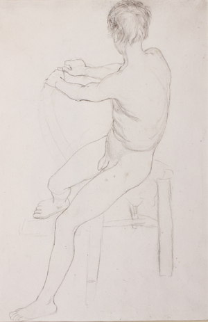 Study from the life (pencil on paper)