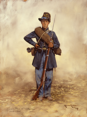 John May, 6th Wisconsin, 2007 (oil on board)