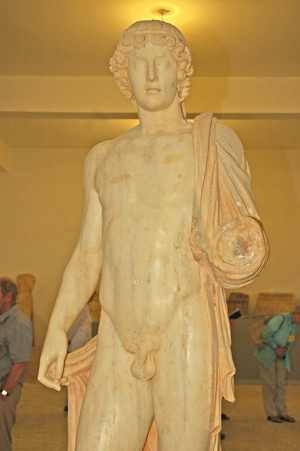 Libya, Cyrene Museum, statue of Apollo