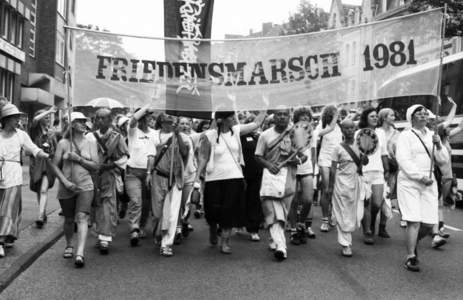 DEU, Germany, Muenster: The Peace March 1981 from Copenhagen to Paris …, 1981 (photo)
