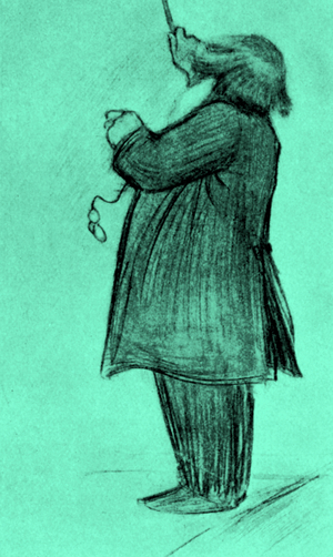 BRAHMS conducting by Willy