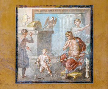 Pompeii Archaeological Site, Campania, Italy (fresco)