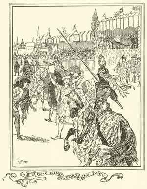 The King Stops the Duel (engraving)