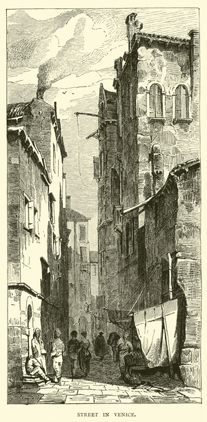 Street in Venice (engraving)