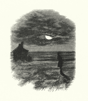 Illustration for Great Expectations by Charles Dickens (engraving)