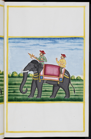 Palakapya' s Gajashastra, Elephant lore, 1974-1978 (illumination)