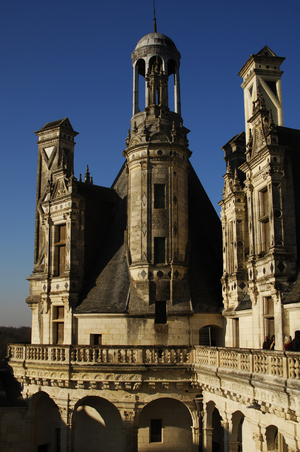 France, Castle of Chambord, Exterior, Detail, by Domenico da Cortona  (ca 1465- ca 1549)